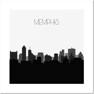 Memphis Skyline V2 Posters and Art